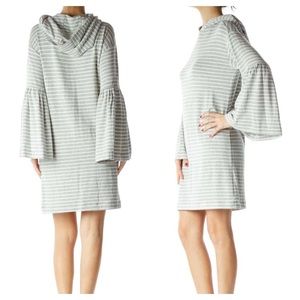 Lou & Grey hooded bell sleeve dress